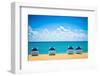 Beautiful Beach in Philipsburg, Saint Maarten, Carribean Islands-mffoto-Framed Photographic Print