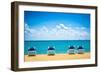 Beautiful Beach in Philipsburg, Saint Maarten, Carribean Islands-mffoto-Framed Photographic Print