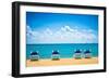 Beautiful Beach in Philipsburg, Saint Maarten, Carribean Islands-mffoto-Framed Photographic Print