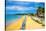 Beautiful Beach in Saint Lucia, Caribbean Islands-mffoto-Stretched Canvas