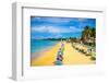 Beautiful Beach in Saint Lucia, Caribbean Islands-mffoto-Framed Photographic Print
