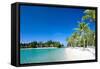 Beautiful Beach on Bora Bora Island in French Polynesia-BlueOrange Studio-Framed Stretched Canvas