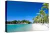 Beautiful Beach on Bora Bora Island in French Polynesia-BlueOrange Studio-Stretched Canvas