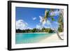 Beautiful Beach on Bora Bora Island in French Polynesia-BlueOrange Studio-Framed Photographic Print