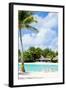 Beautiful Beach on Bora Bora Island in French Polynesia-BlueOrange Studio-Framed Photographic Print