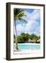 Beautiful Beach on Bora Bora Island in French Polynesia-BlueOrange Studio-Framed Photographic Print