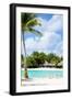 Beautiful Beach on Bora Bora Island in French Polynesia-BlueOrange Studio-Framed Photographic Print