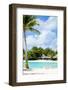 Beautiful Beach on Bora Bora Island in French Polynesia-BlueOrange Studio-Framed Photographic Print