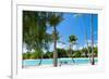 Beautiful Beach on Bora Bora Island in French Polynesia-BlueOrange Studio-Framed Photographic Print