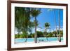 Beautiful Beach on Bora Bora Island in French Polynesia-BlueOrange Studio-Framed Photographic Print