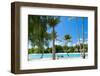 Beautiful Beach on Bora Bora Island in French Polynesia-BlueOrange Studio-Framed Photographic Print