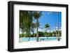 Beautiful Beach on Bora Bora Island in French Polynesia-BlueOrange Studio-Framed Photographic Print