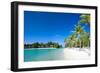 Beautiful Beach on Bora Bora Island in French Polynesia-BlueOrange Studio-Framed Photographic Print