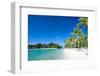 Beautiful Beach on Bora Bora Island in French Polynesia-BlueOrange Studio-Framed Photographic Print