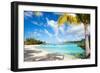 Beautiful Beach on Bora Bora Island in French Polynesia-BlueOrange Studio-Framed Photographic Print