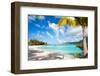 Beautiful Beach on Bora Bora Island in French Polynesia-BlueOrange Studio-Framed Photographic Print