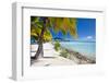 Beautiful Beach on Bora Bora Island in French Polynesia-BlueOrange Studio-Framed Photographic Print