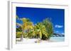 Beautiful Beach on Bora Bora Island in French Polynesia-BlueOrange Studio-Framed Photographic Print