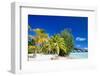 Beautiful Beach on Bora Bora Island in French Polynesia-BlueOrange Studio-Framed Photographic Print