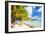 Beautiful Beach on Bora Bora Island in French Polynesia-BlueOrange Studio-Framed Photographic Print