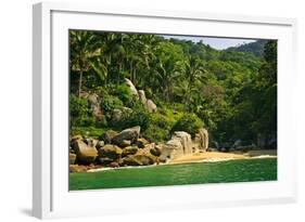 Beautiful Beach on Tropical Pacific Coast of Mexico-elenathewise-Framed Photographic Print