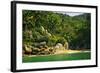 Beautiful Beach on Tropical Pacific Coast of Mexico-elenathewise-Framed Photographic Print