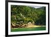 Beautiful Beach on Tropical Pacific Coast of Mexico-elenathewise-Framed Photographic Print