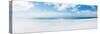 Beautiful Beach Panoramic at Volunteer Point - Falkland Islands-kwest19-Stretched Canvas