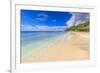 Beautiful beach, turquoise sea, Carambola Beach, South Friars Bay, St. Kitts, St. Kitts and Nevis-Eleanor Scriven-Framed Photographic Print