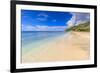 Beautiful beach, turquoise sea, Carambola Beach, South Friars Bay, St. Kitts, St. Kitts and Nevis-Eleanor Scriven-Framed Photographic Print