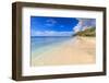 Beautiful beach, turquoise sea, Carambola Beach, South Friars Bay, St. Kitts, St. Kitts and Nevis-Eleanor Scriven-Framed Premium Photographic Print