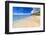 Beautiful beach, turquoise sea, Carambola Beach, South Friars Bay, St. Kitts, St. Kitts and Nevis-Eleanor Scriven-Framed Premium Photographic Print