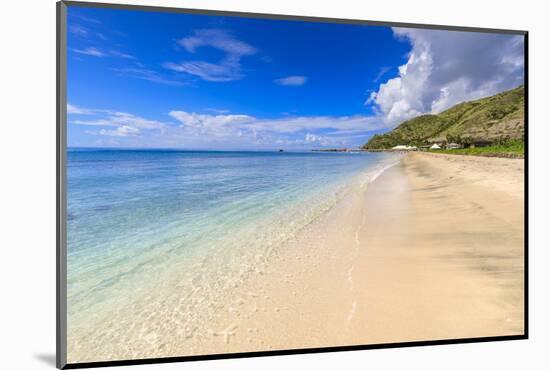 Beautiful beach, turquoise sea, Carambola Beach, South Friars Bay, St. Kitts, St. Kitts and Nevis-Eleanor Scriven-Mounted Photographic Print
