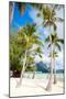 Beautiful Beach with a View of Otemanu Mountain on Bora Bora Island-BlueOrange Studio-Mounted Photographic Print