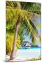 Beautiful Beach with a View to Overwater Bungalows on Bora Bora Island-BlueOrange Studio-Mounted Photographic Print