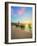 Beautiful Beach with River and Colorful Sky at Sunrise or Sunset, Thailand-Hanna Slavinska-Framed Photographic Print