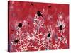 Beautiful Black Birds-Bee Sturgis-Stretched Canvas