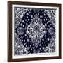 Beautiful Bohemian Floral Paisley Seamless Ornament. Folk Henna Tattoo Style Seamless Pattern. Indi-Katja Gerasimova-Framed Art Print