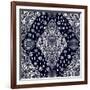 Beautiful Bohemian Floral Paisley Seamless Ornament. Folk Henna Tattoo Style Seamless Pattern. Indi-Katja Gerasimova-Framed Art Print