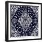 Beautiful Bohemian Floral Paisley Seamless Ornament. Folk Henna Tattoo Style Seamless Pattern. Indi-Katja Gerasimova-Framed Art Print