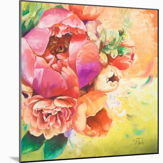 Beautiful Bouquet of Peonies I-Patricia Pinto-Mounted Art Print