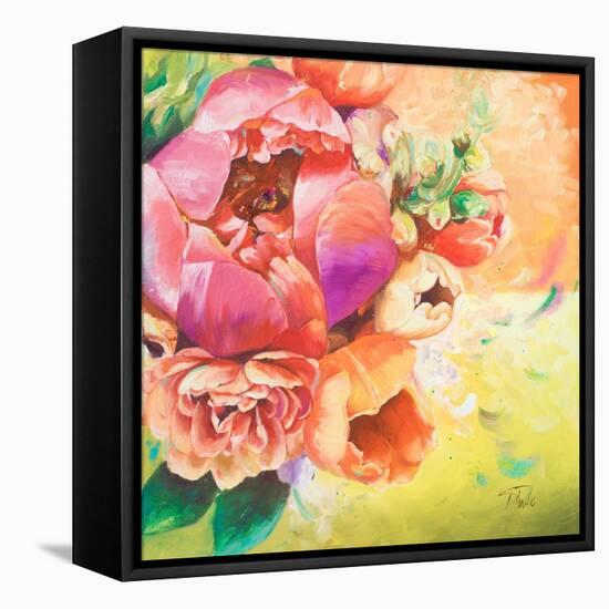 Beautiful Bouquet of Peonies I-Patricia Pinto-Framed Stretched Canvas