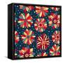 Beautiful Bright Flowers 2-nad_o-Framed Stretched Canvas