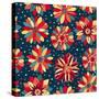 Beautiful Bright Flowers 2-nad_o-Stretched Canvas