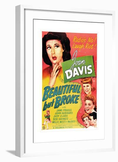 Beautiful But Broke, Joan Davis, Judy Clark, Jane Frazee, 1944-null-Framed Art Print