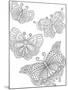 Beautiful Butterflies_4-Hello Angel-Mounted Giclee Print