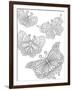 Beautiful Butterflies_4-Hello Angel-Framed Giclee Print