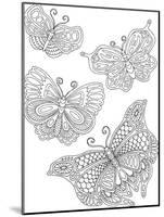 Beautiful Butterflies_4-Hello Angel-Mounted Giclee Print