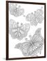 Beautiful Butterflies_4-Hello Angel-Framed Giclee Print