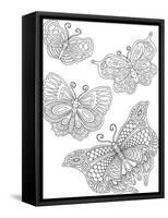 Beautiful Butterflies_4-Hello Angel-Framed Stretched Canvas
